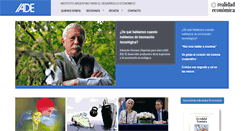 Desktop Screenshot of iade.org.ar