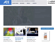 Tablet Screenshot of iade.org.ar