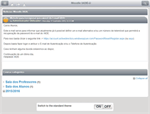 Tablet Screenshot of moodle.iade.pt